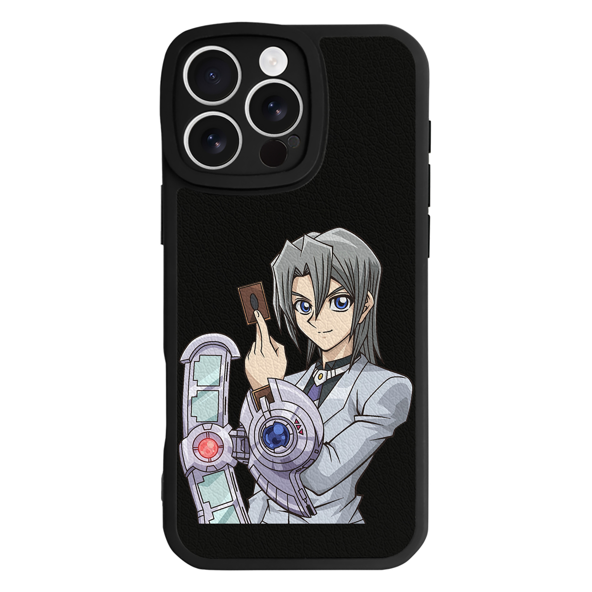 遊☆戯☆王 Yu-Gi-Oh! 【iPhone 16シリーズ対応】シリコンスマホケース（レザー調） 材質：シリコン